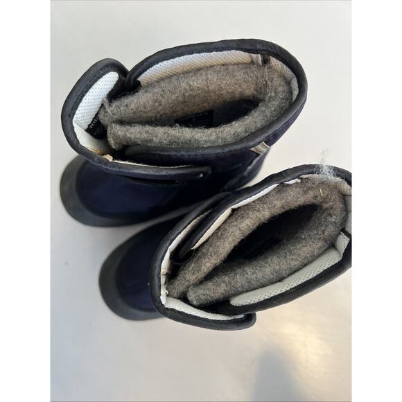 L.L.Bean Snow Boots Size Toddler 9 Insulated Boys Girls Blue Removable Lining - Picture 5 of 12